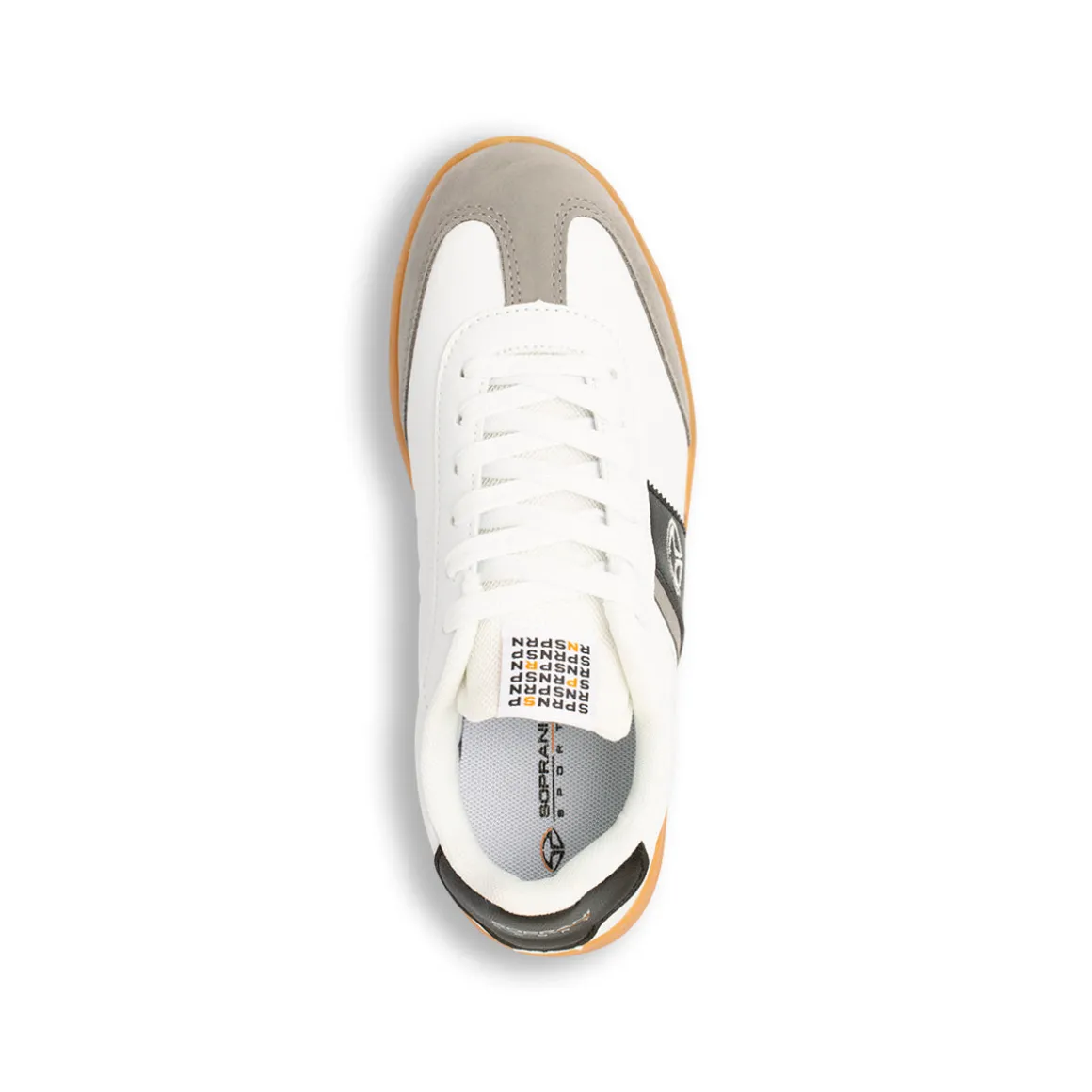 Sneakers Bianche da Uomo con Dettagli scamosciati Soprani Sport