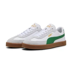 Sneakers bianche da Uomo con dettaglio logo verde Puma Club II Era