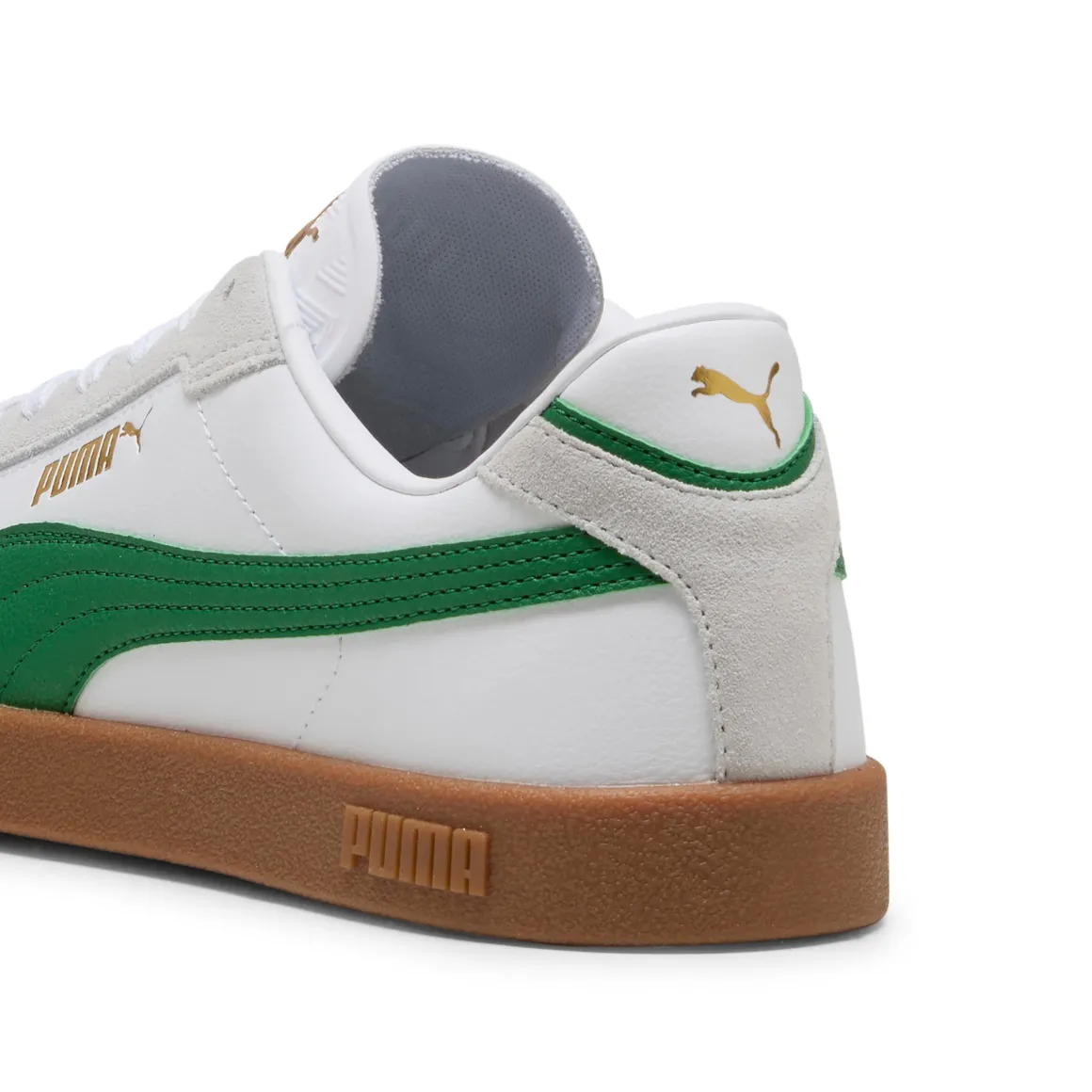 Sneakers bianche da Uomo con dettaglio logo verde Puma Club II Era