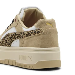 Sneakers bianche e beige da Donna con stampa leopardata Puma Rebound