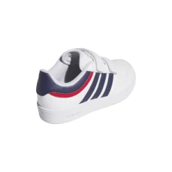 Sneakers bianche e blu da Ragazzo HOOPS 4.0 adidas