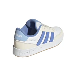Sneakers bianche e blu da Ragazzo adidas BREAKBASE J