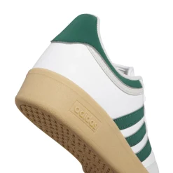 Sneakers bianche e con inserti verdi da Uomo adidas Hoops 4.0