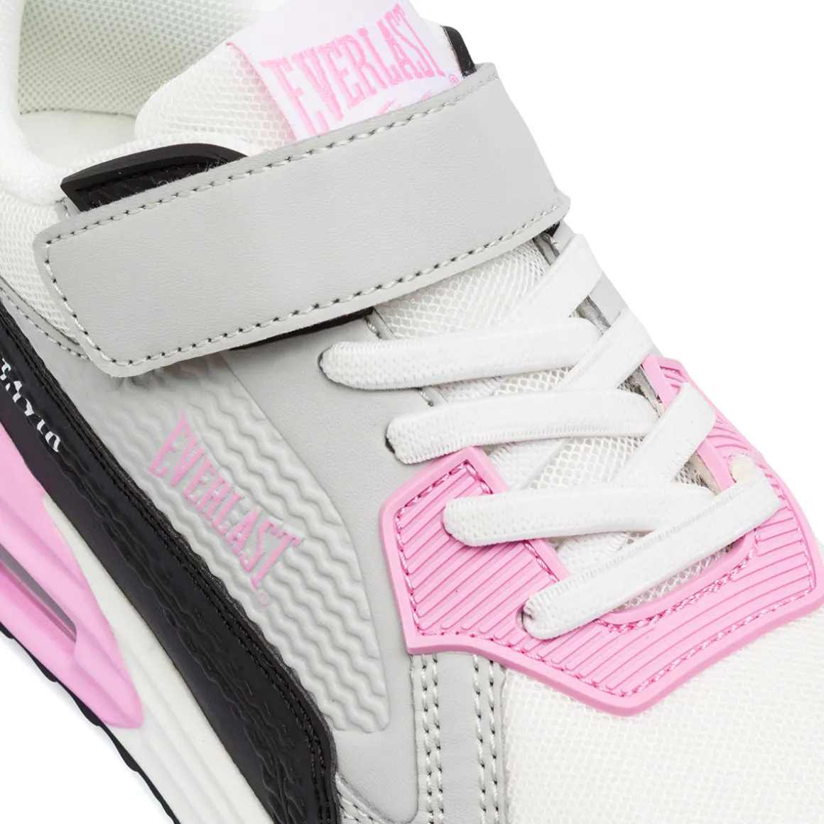 Sneakers bianche e grigie da ragazza con strappo Everlast