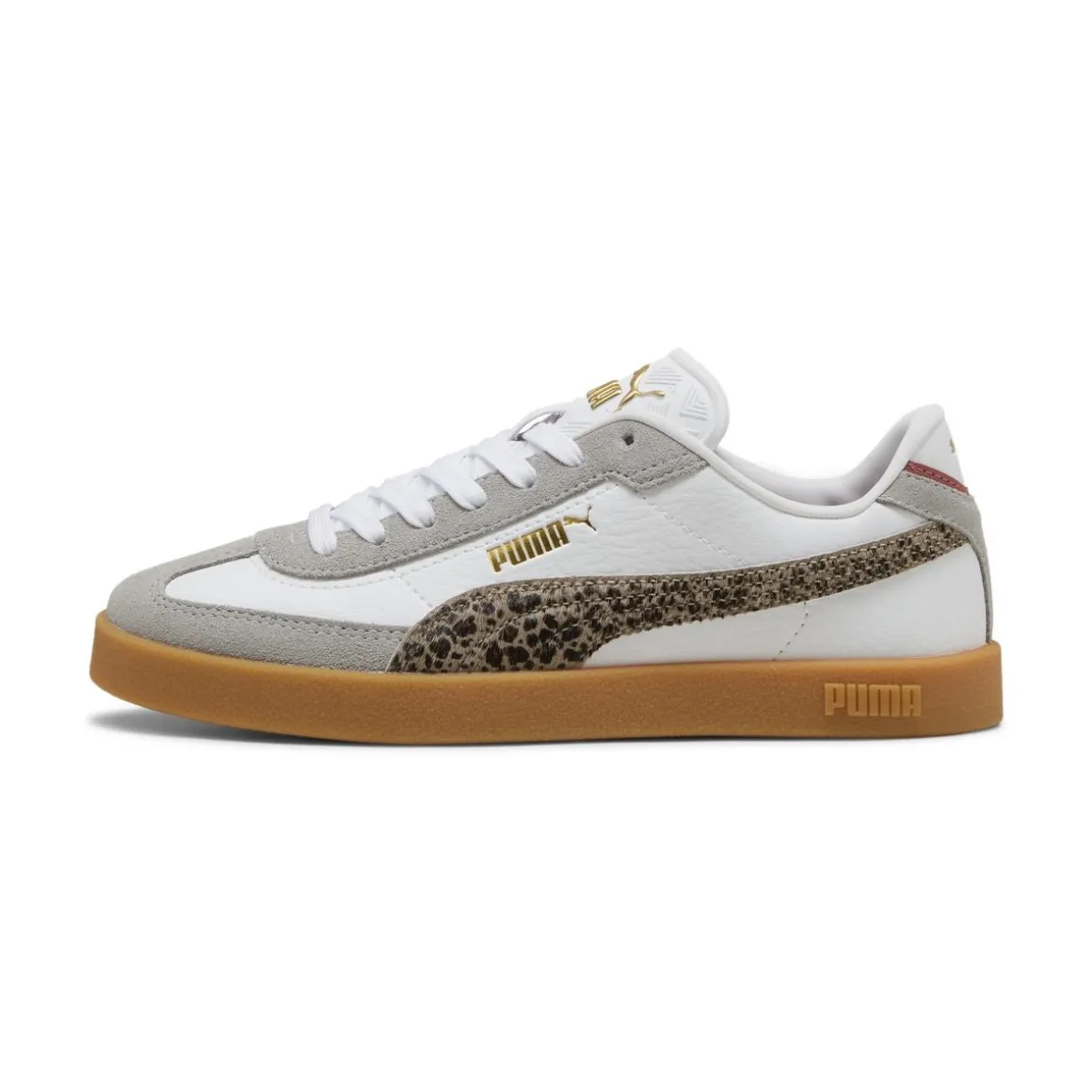 Sneakers bianche e grigio da Donna con stampa animalier Club II Era Animal Flair Puma