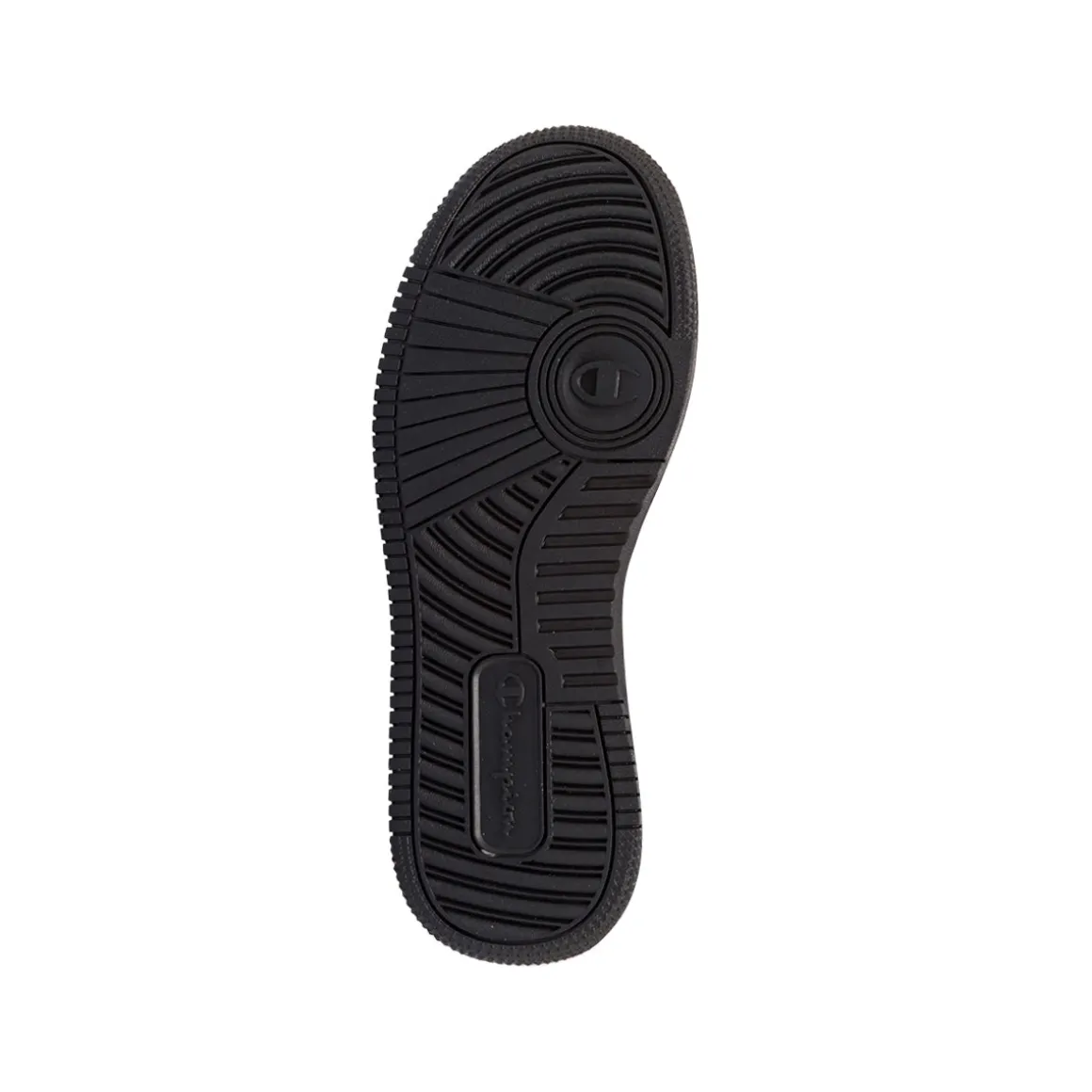 Sneakers bianche e nere da ragazzo con logo Champion RD18 2.0 low