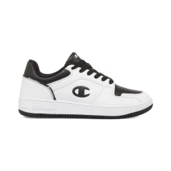Sneakers bianche e nere da donna con logo Champion 2.0 Low