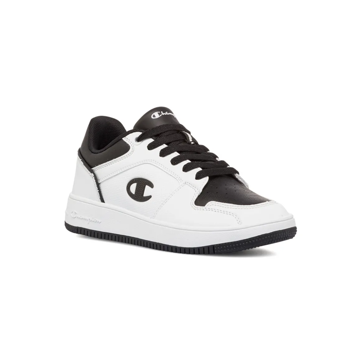 Sneakers bianche e nere da donna con logo Champion 2.0 Low
