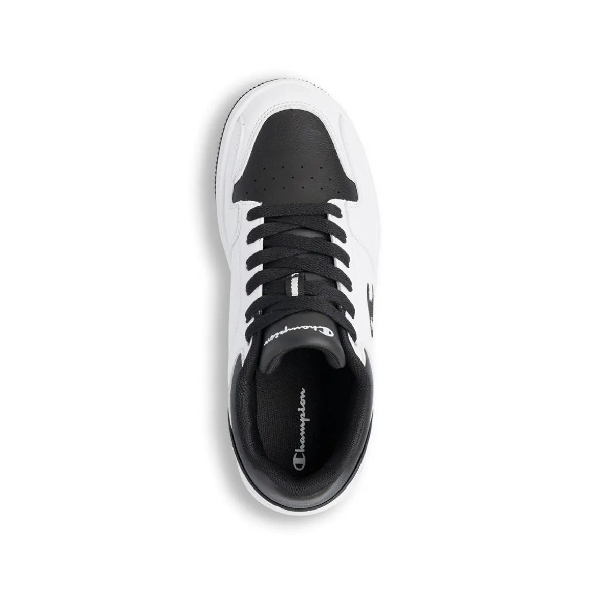 Sneakers bianche e nere da donna con logo Champion 2.0 Low