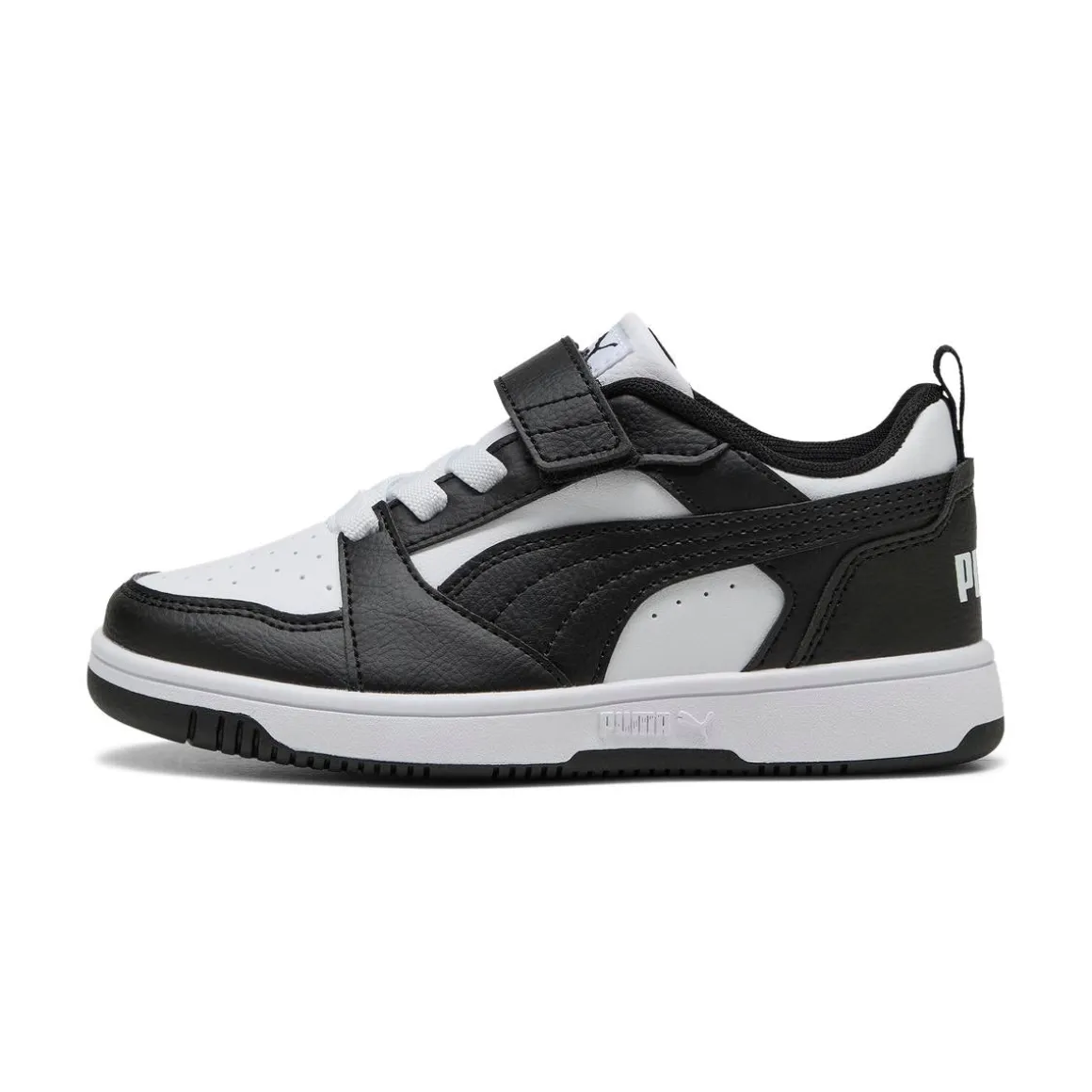 Sneakers bianche e nere da Bambino con chiusura a strappo Puma