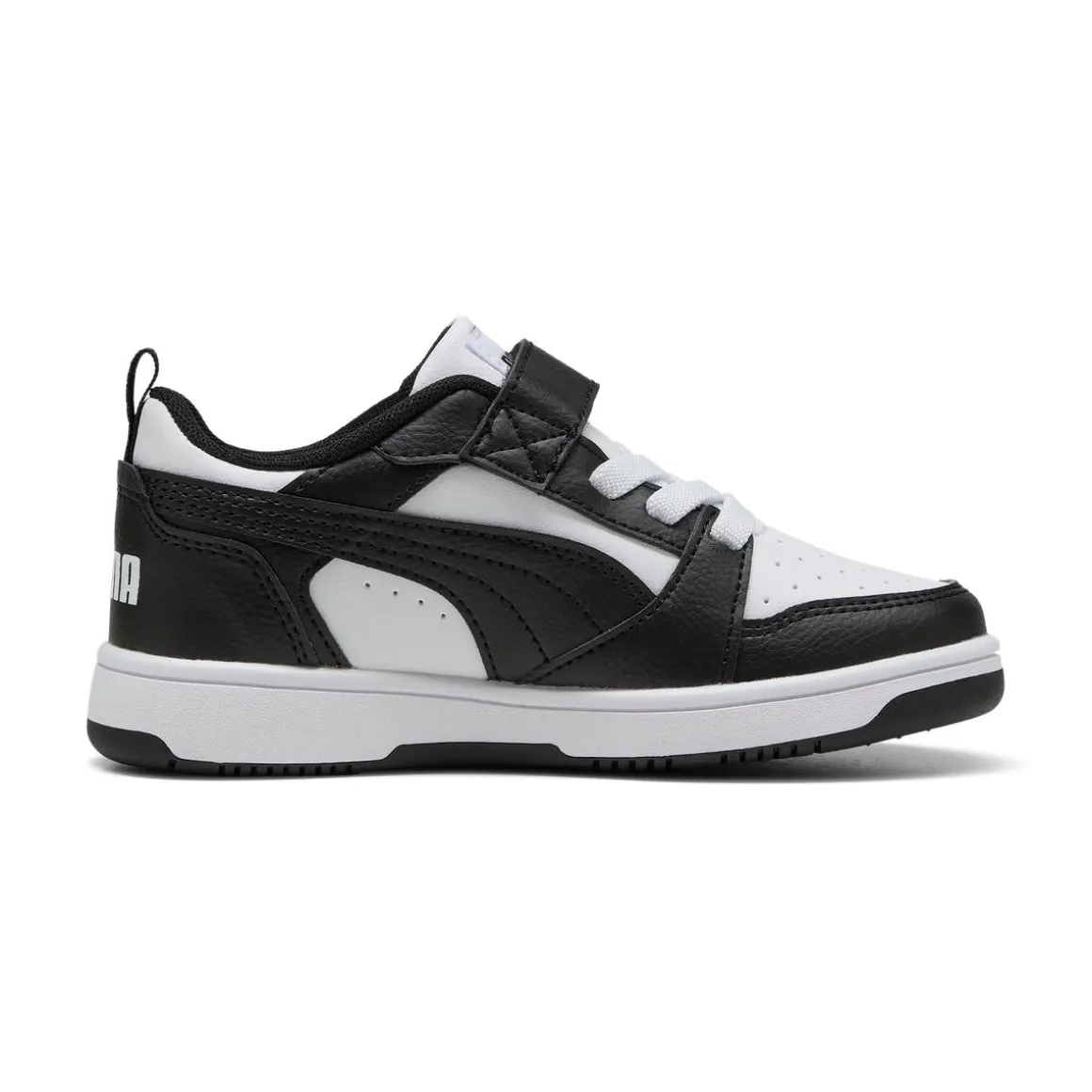 Sneakers bianche e nere da Bambino con chiusura a strappo Puma