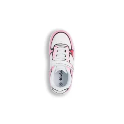 Sneakers bianche e rosa con stampa da bambina 10 Baci