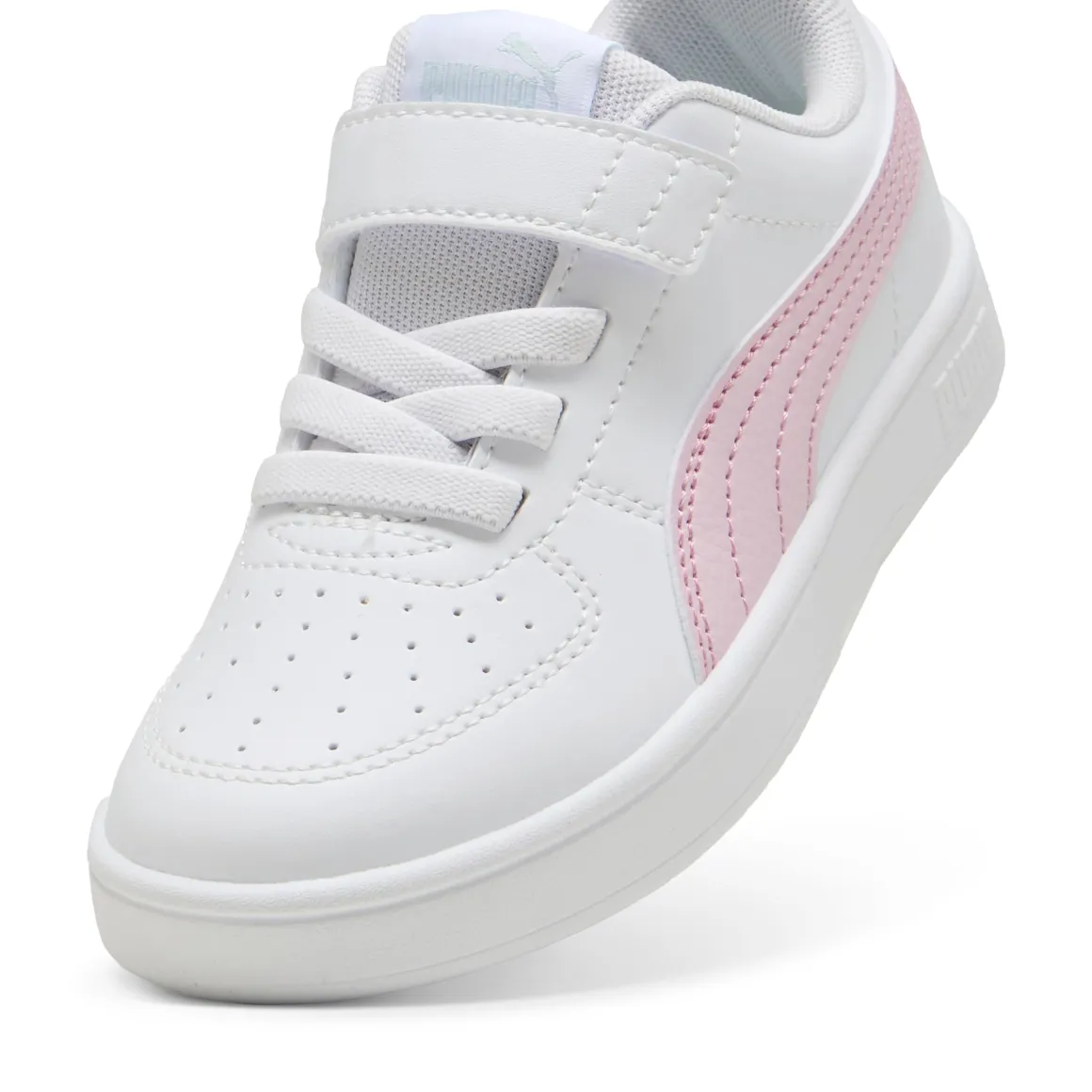 Sneakers bianche e rosa da Bambina con logo Puma Rickie