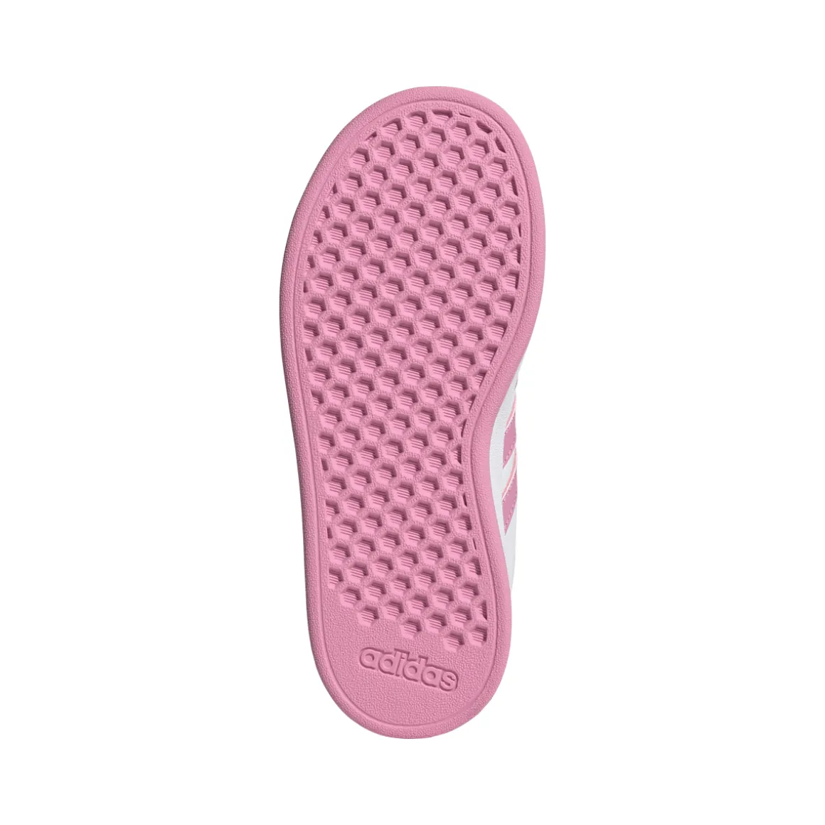 Sneakers bianche e rosa da Bambina con strappo adidas Grand Court 2.0
