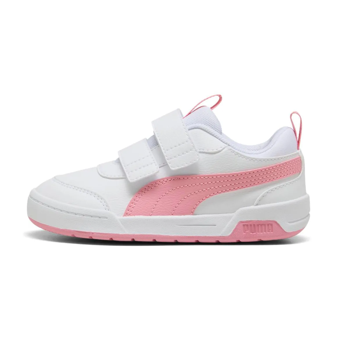 Sneakers bianche e rosa da Bambina con strappo Puma Multiflex 2