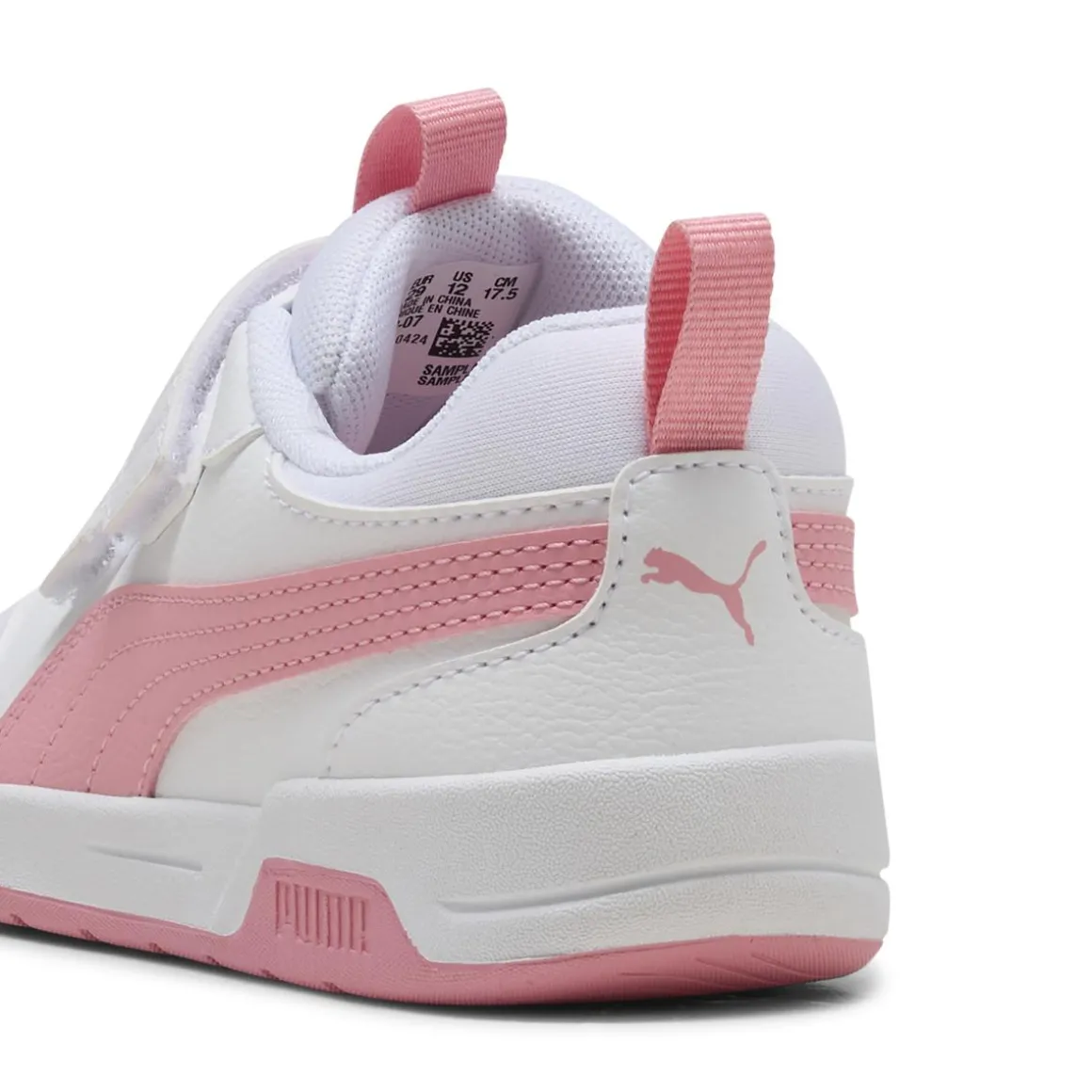 Sneakers bianche e rosa da Bambina con strappo Puma Multiflex 2