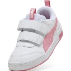Sneakers bianche e rosa da Bambina con strappo Puma Multiflex 2