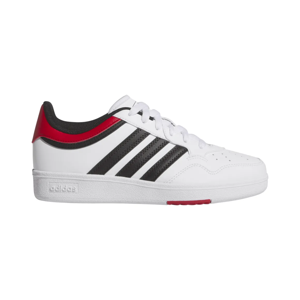 Sneakers bianche e rosse da Ragazzo adidas Hoops 4.0