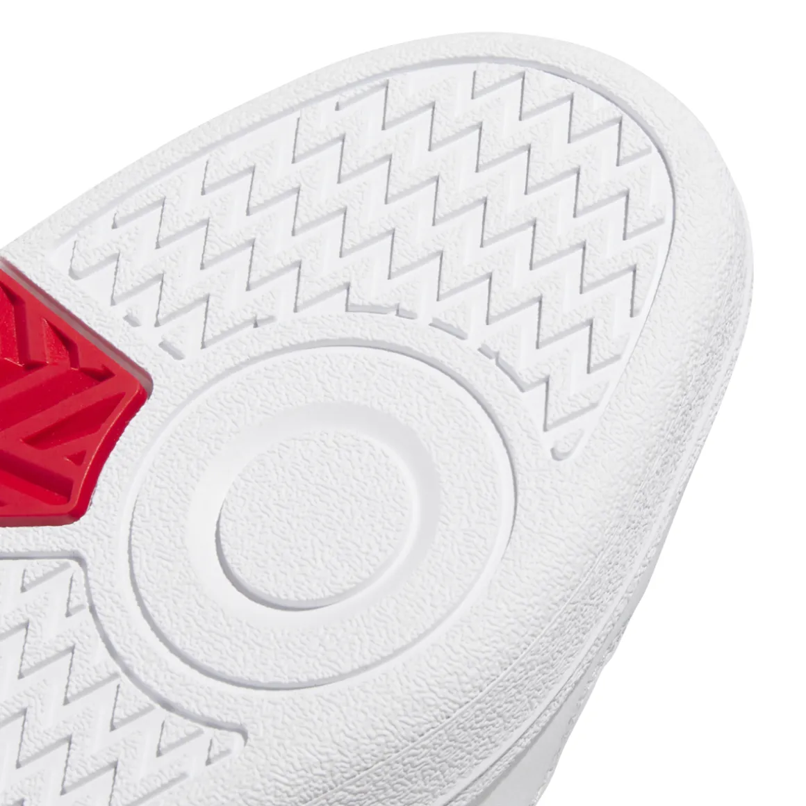 Sneakers bianche e rosse da Ragazzo adidas Hoops 4.0