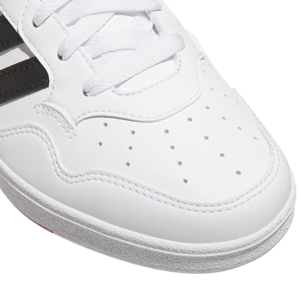 Sneakers bianche e rosse da Ragazzo adidas Hoops 4.0