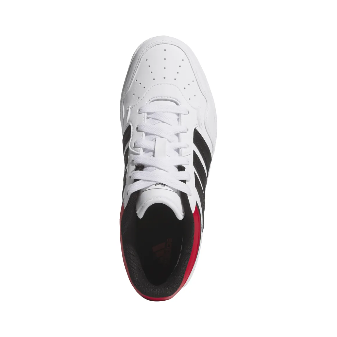 Sneakers bianche e rosse da Ragazzo adidas Hoops 4.0