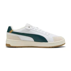 Sneakers bianche e verde scuro da Uomo Puma Court Classico