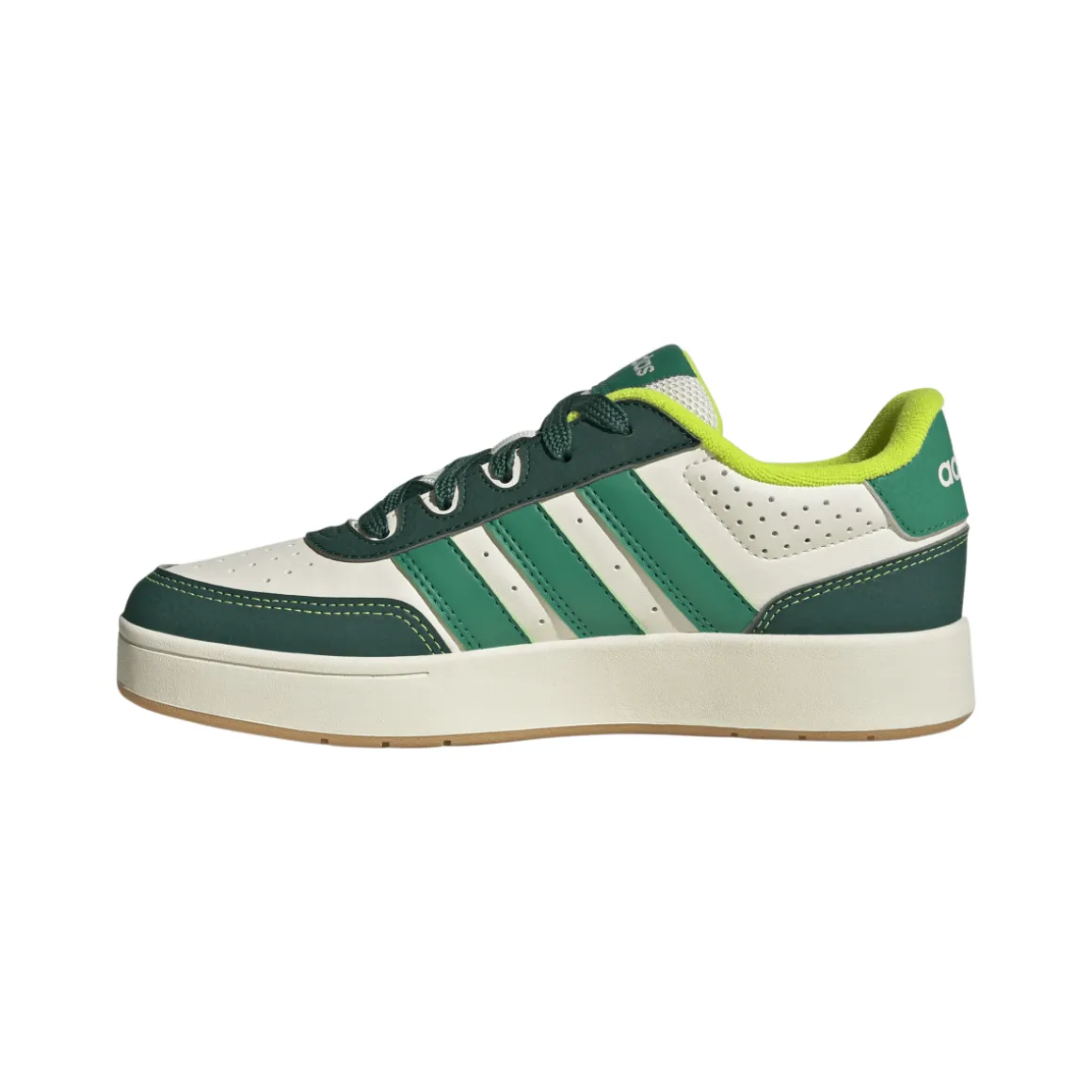 Sneakers bianche e verdi da Ragazzo adidas BreakBase