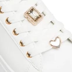 Sneakers bianche platform da donna Lora Ferres