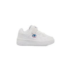 Sneakers bianche primi passi da bambina con logo glitterato Champion Rebound Low G Td