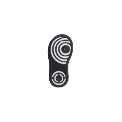 Sneakers bianche primi passi con dettagli neri e rossi Birilli&Monelli