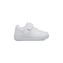 Sneakers bianche primi passi da bambino con logo laterale Champion Rebound Low B Td