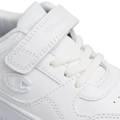 Sneakers bianche primi passi da bambino con logo laterale Champion Rebound Low B Td