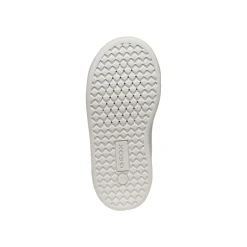 Sneakers bianche traspiranti da Bambina con dettaglio glitter Geox