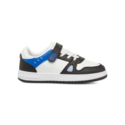 Sneakers bianco da ragazzo Birilli&Monelli con dettagli nero e blu