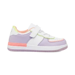 Sneakers bianco da ragazza Le Scarpe di Alice con dettagli multicolore