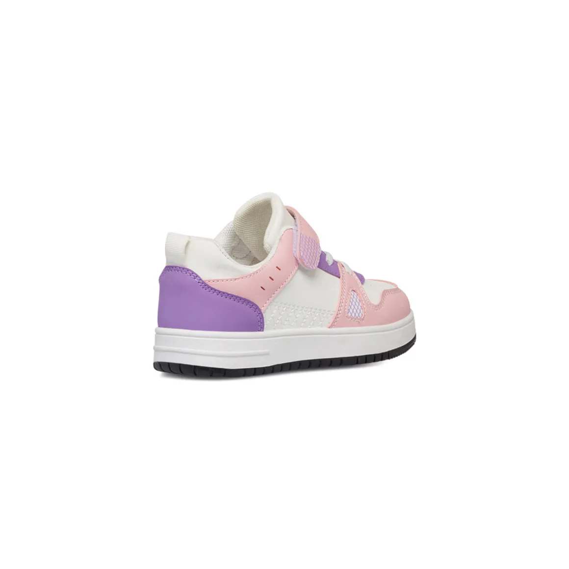 Sneakers bianco da ragazza Le Scarpe di Alice con dettagli rosa e lilla