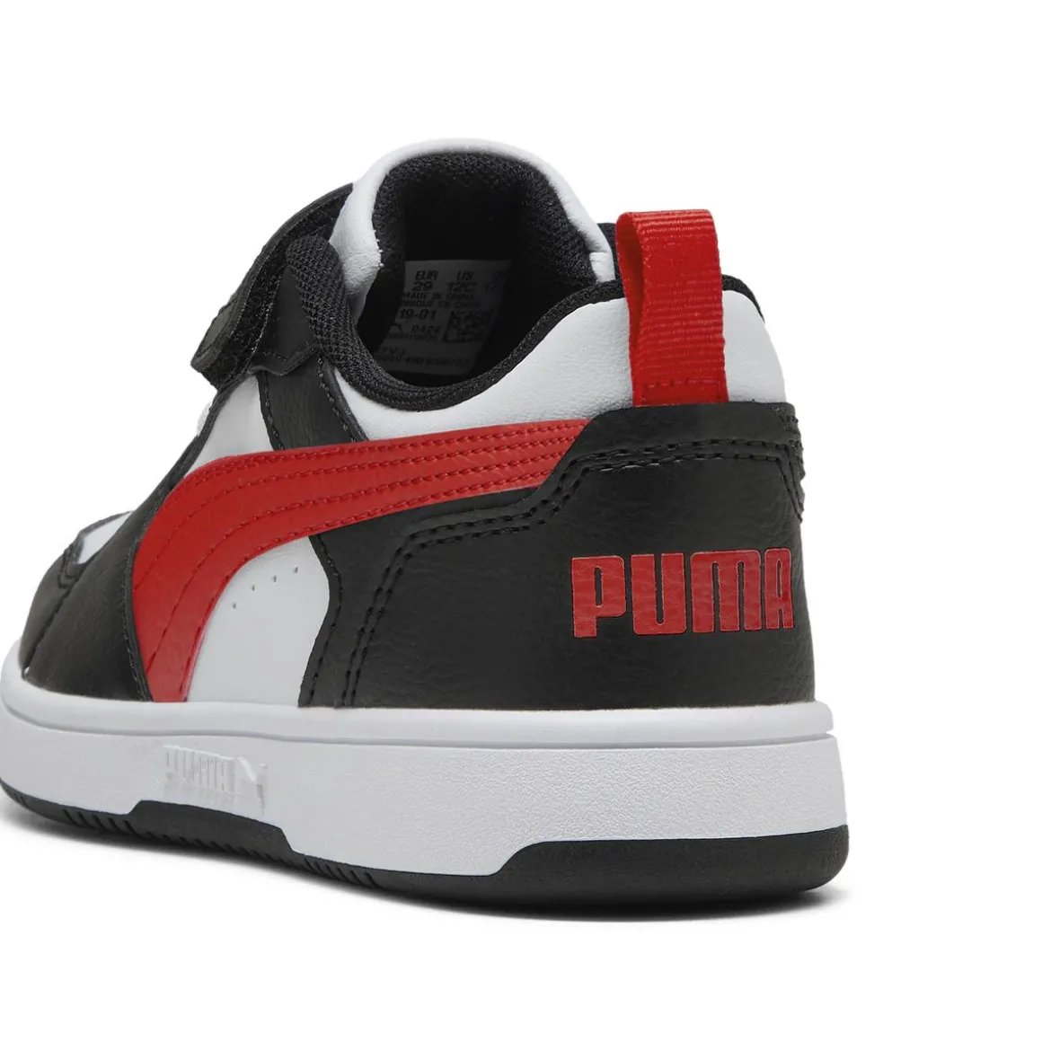 Sneakers bianco e nero da Bambino con strappo Puma Rebound v6