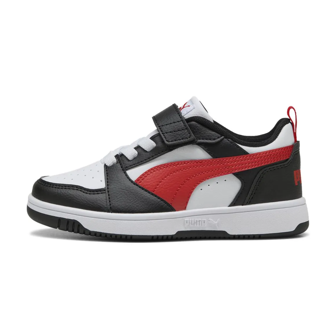 Sneakers bianco e nero da Bambino con strappo Puma Rebound v6