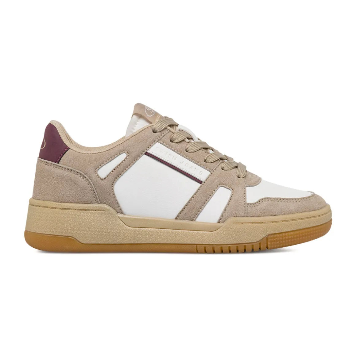 Sneakers bicolore beige e bianche da Donna Swish Jeans