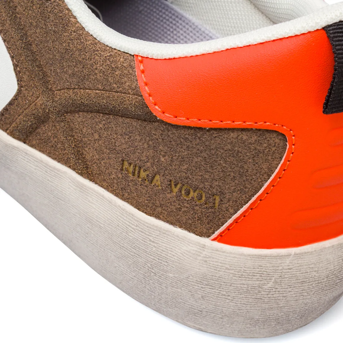 Sneakers bicolore bianche da Uomo Gas