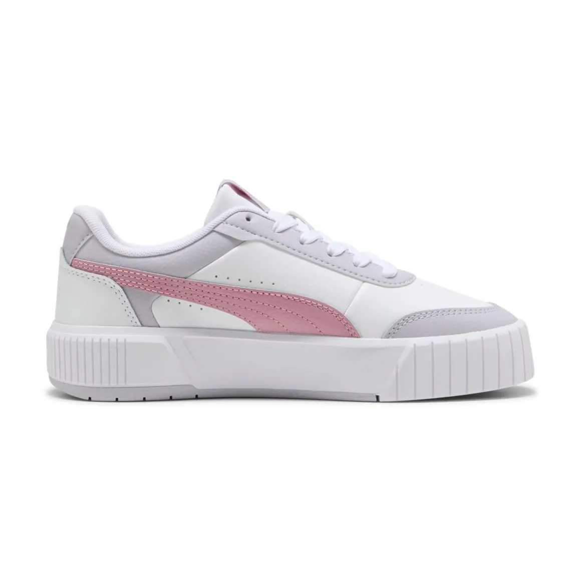 Sneakers bicolore bianche e lilla da Donna Puma Carina Mia