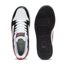 Sneakers bicolore bianco e nero da Ragazzo Puma Rebound v6