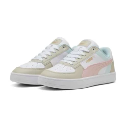 Sneakers bicolore bianco e beige da Ragazza Puma Caven 2.0