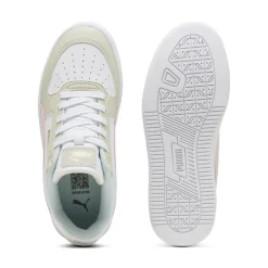 Sneakers bicolore bianco e beige da Ragazza Puma Caven 2.0