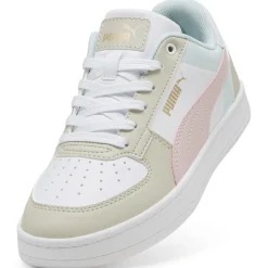 Sneakers bicolore bianco e beige da Ragazza Puma Caven 2.0
