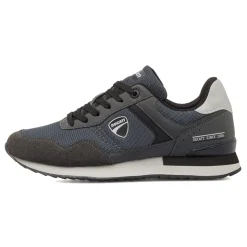 Sneakers bicolore blu e grigie da Uomo Ducati