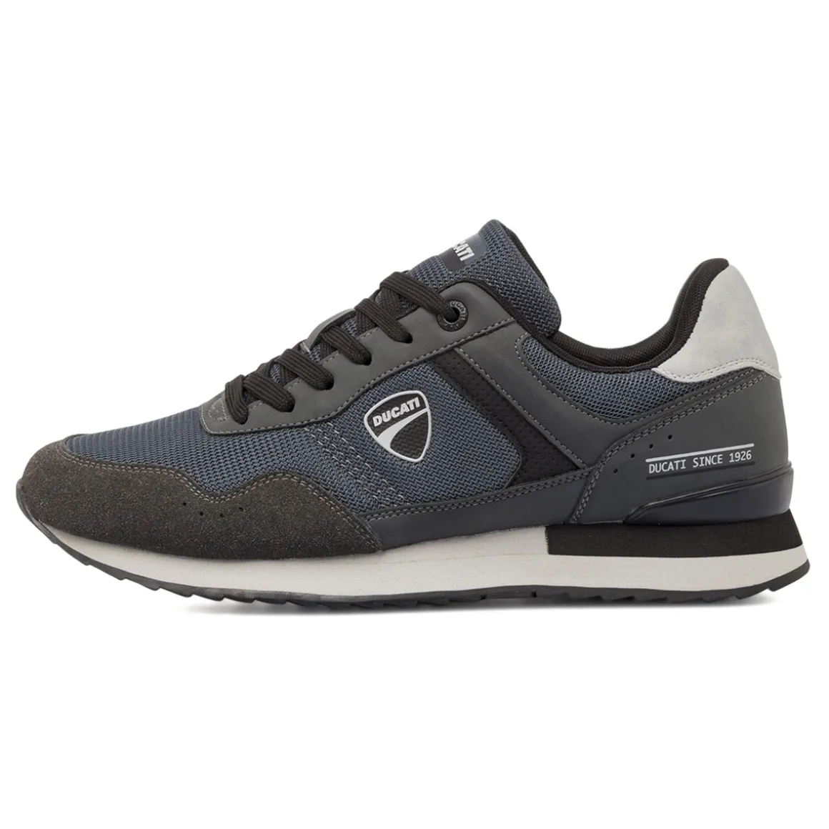 Sneakers bicolore blu e grigie da Uomo Ducati