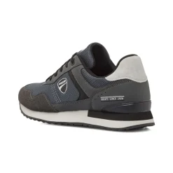 Sneakers bicolore blu e grigie da Uomo Ducati