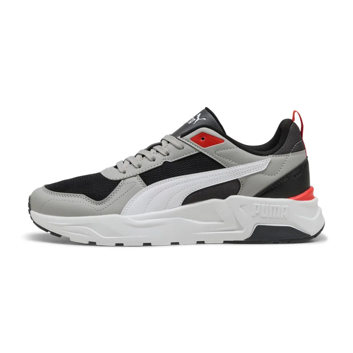 Sneakers bicolore grigio e nero da Uomo Puma Trinity 2