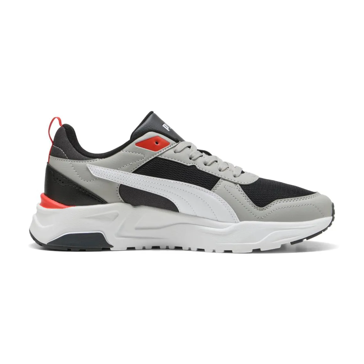 Sneakers bicolore grigio e nero da Uomo Puma Trinity 2